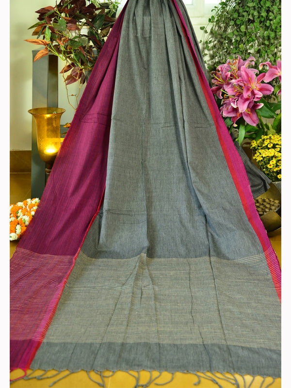 GHATA BORDER TWISTED SAREE