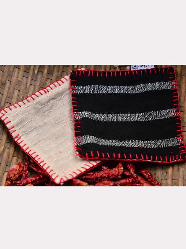 KANTHA FABRIC COASTER (SET OF 2) 03