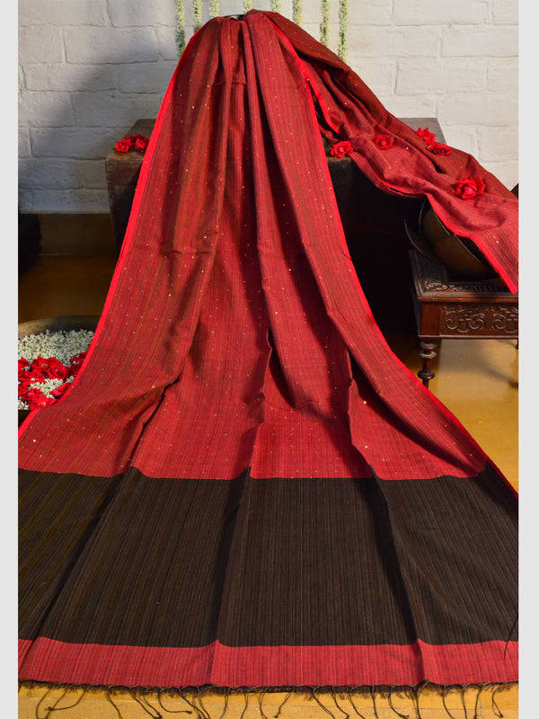 SEQUIN BOUGAINVILLEA SAREE 03