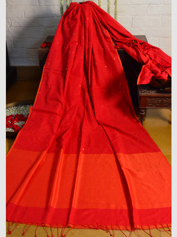 SEQUIN BOUGAINVILLEA SAREE 04