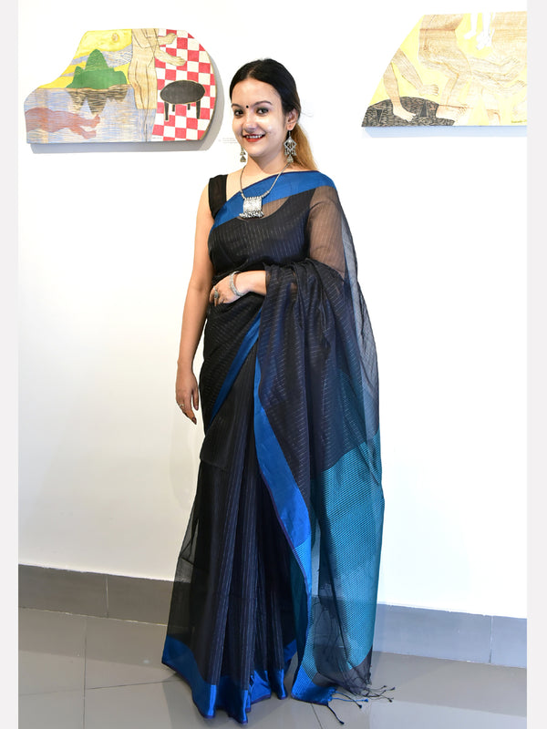 RADHI JARI CHECK SAREE 02