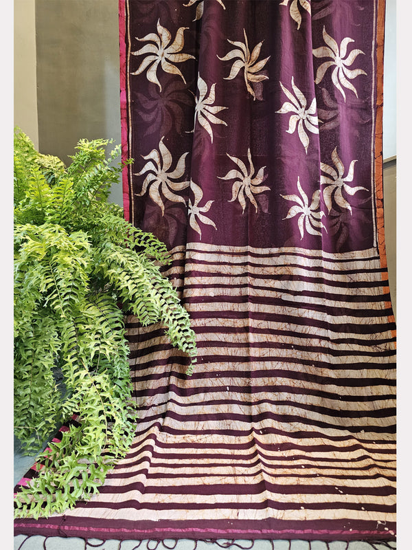 BATIK KORA SAREE 02