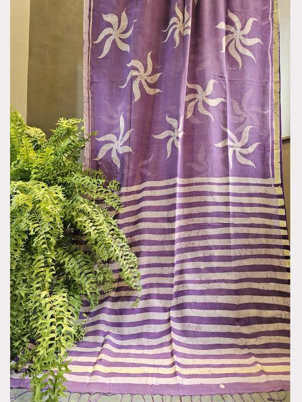 BATIK KORA SAREE 04
