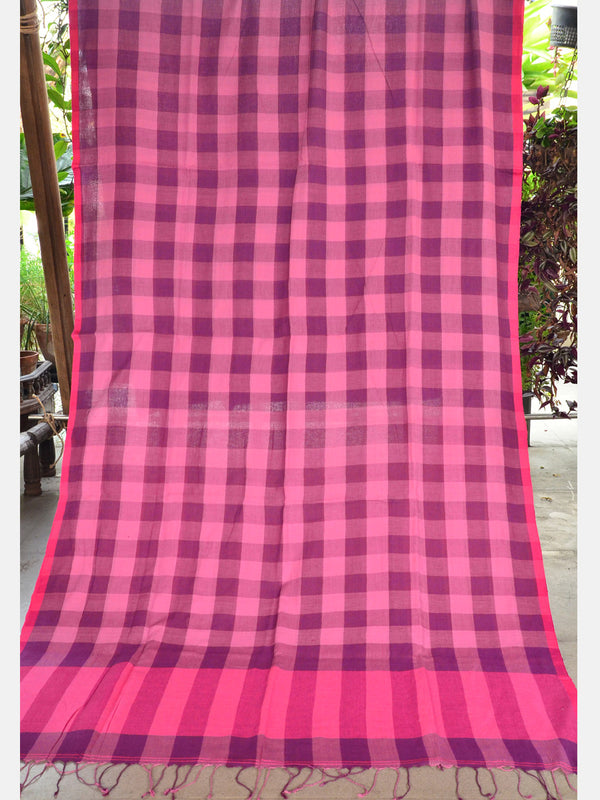 CHECK SAREE 02