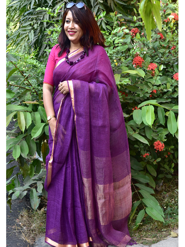TULLE V  SAREE
