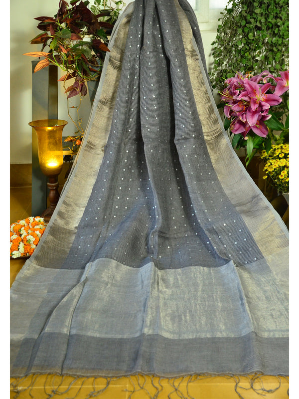 LIN KOTA SEQUINS SAREE 02