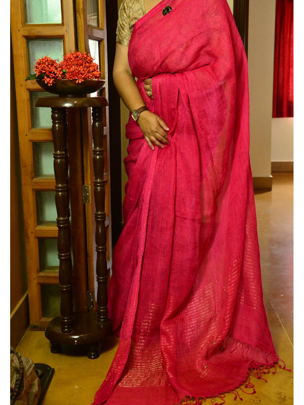 LINEN MOCK ST SAREE 09