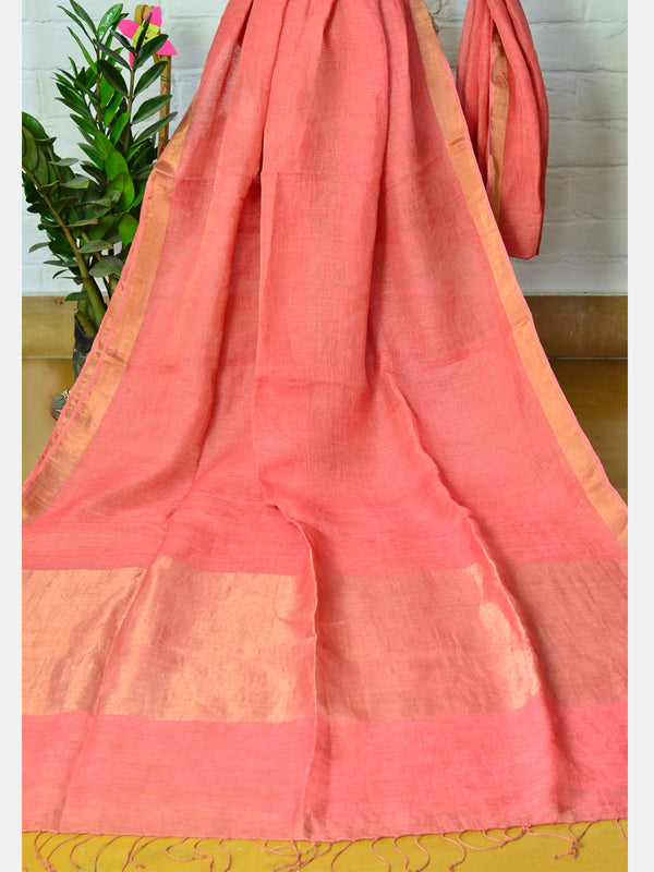 FINE LINEN SAREE 02