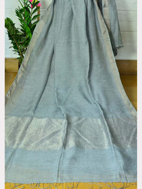 FINE LINEN SAREE 03