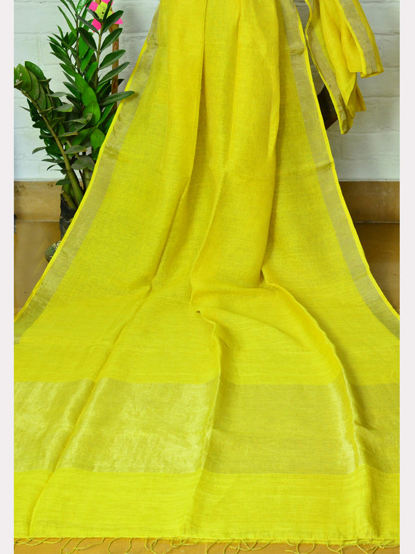 FINE LINEN SAREE 04