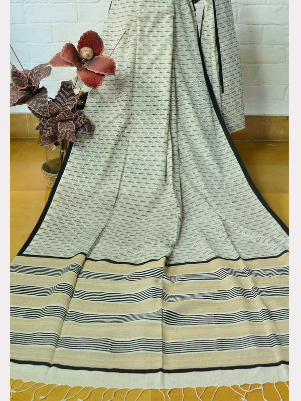 PRINT SILK COTTON SAREE 10