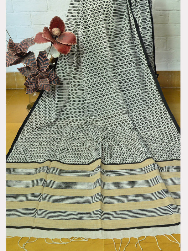 PRINT SILK COTTON SAREE 14