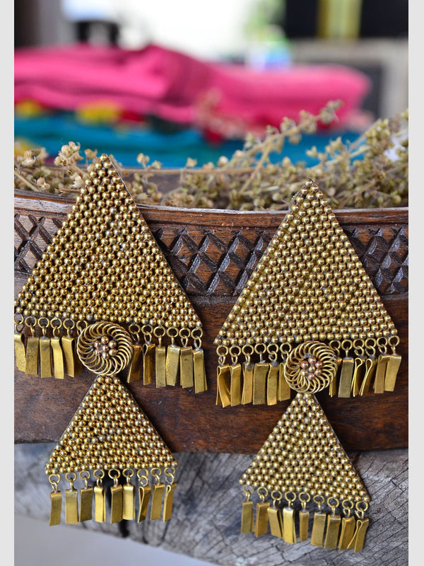 BR HAND BEATEN BRASS JEWELLERY 14