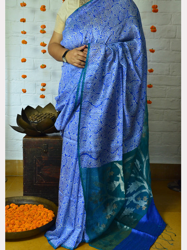 PRINT JARI SARBAJAYA SAREE