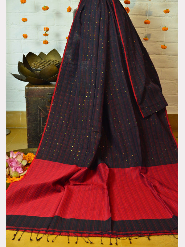 SEQUIN BOUGAINVILLEA SAREE 06