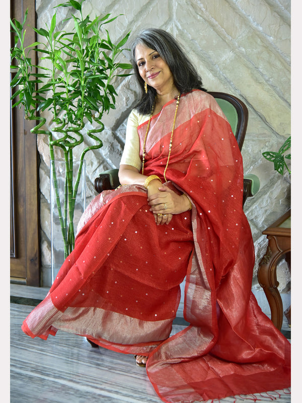 LIN KOTA SEQUINS SAREE 03