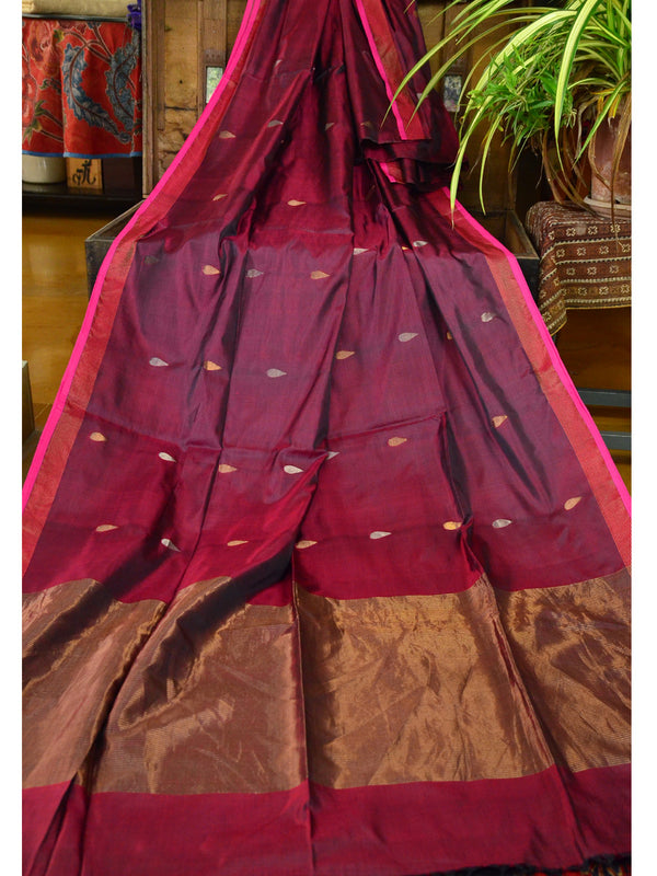 MULBERRY JAQ BUTI SAREE
