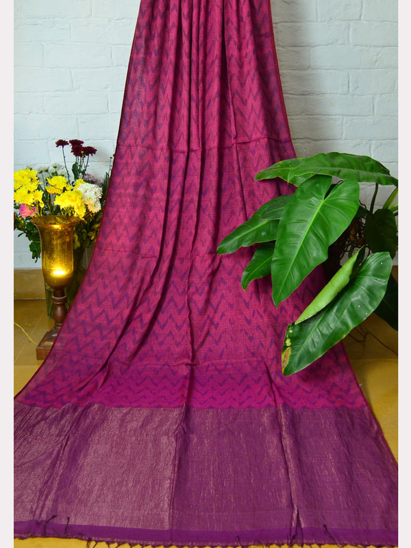 TISSUE BORDER SHIV SAREE 02