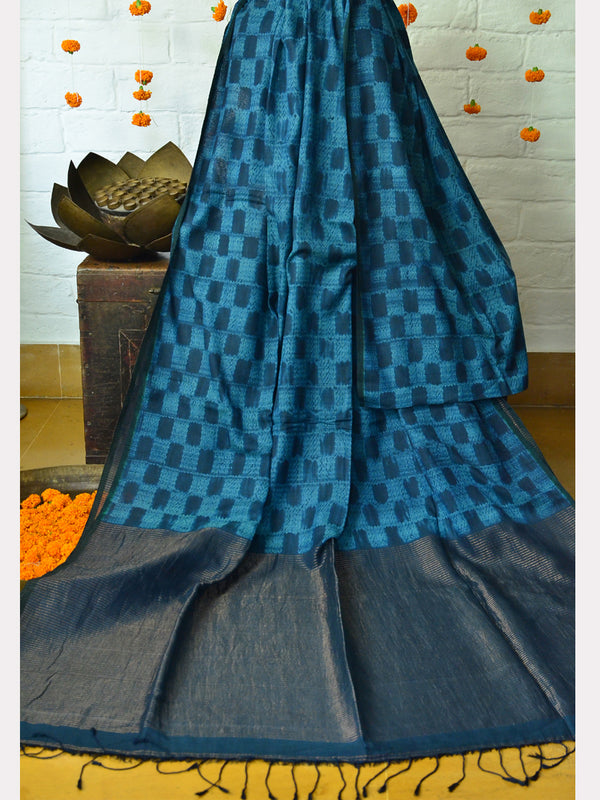 TISSUE BORDER SHIV SAREE 01