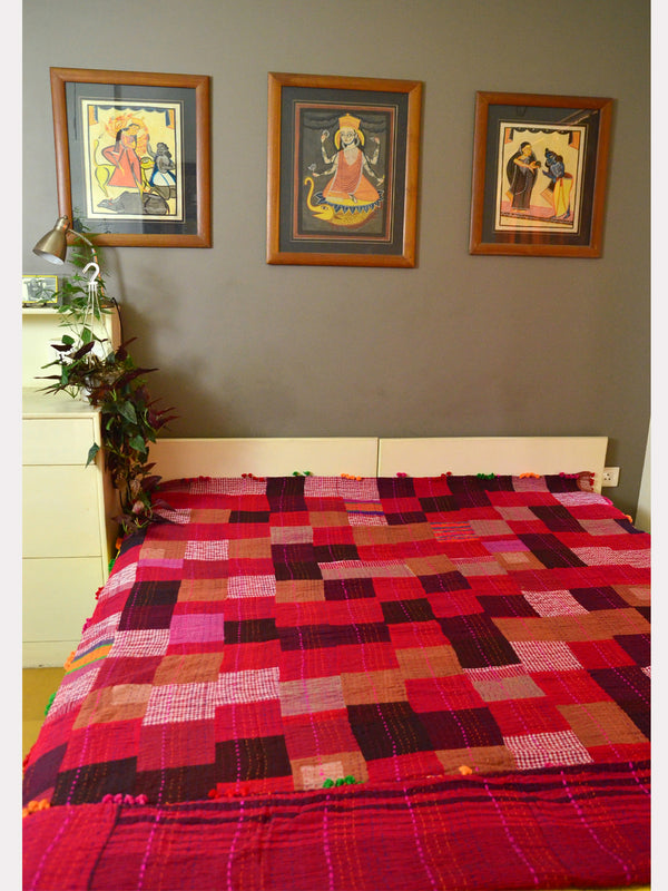 REVERSIBLE HANDMADE KANTHA 04