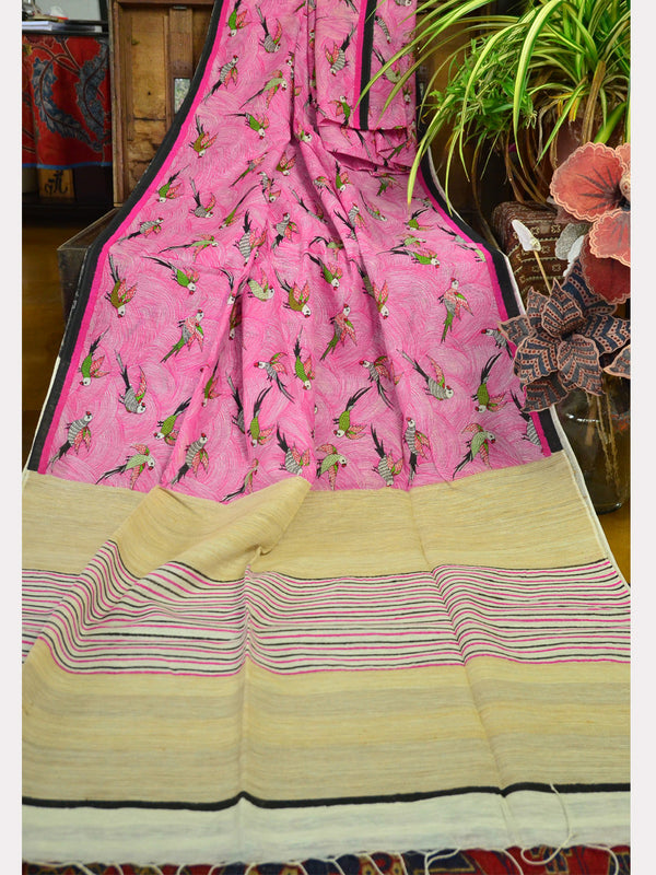 PRINT MATTE MATKA GICHA SAREE