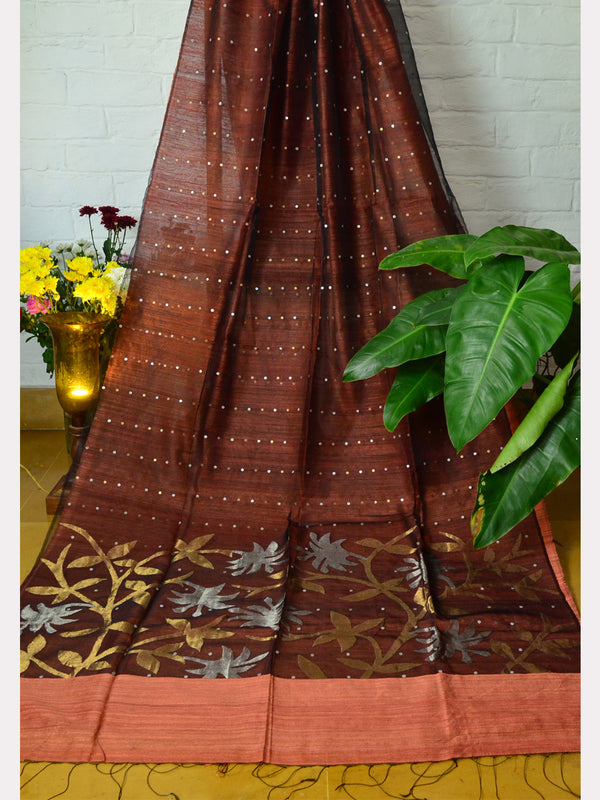 SHELL POCKET JAM SAREE