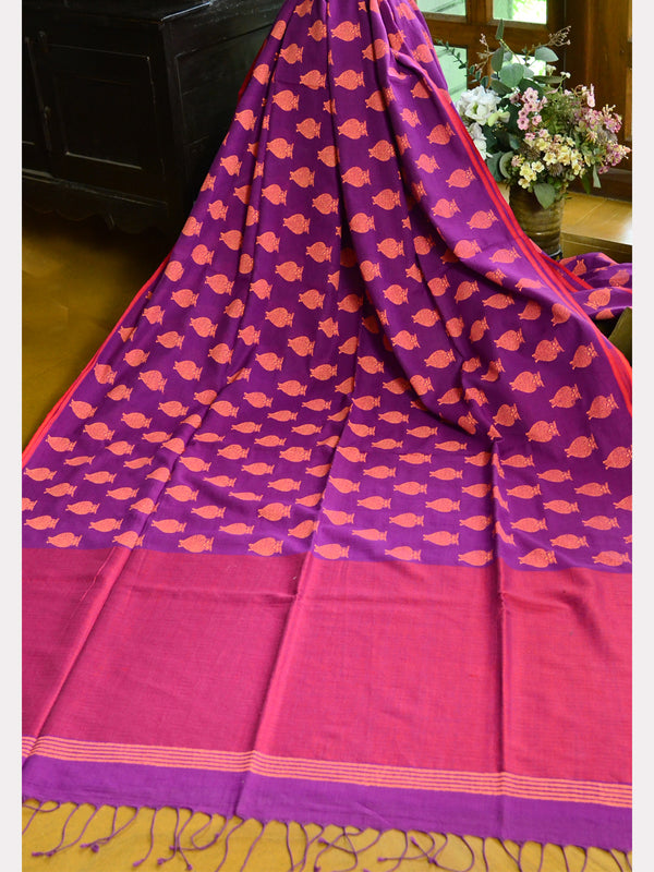 PECHANI (PRINT CHECK SAREE) 09