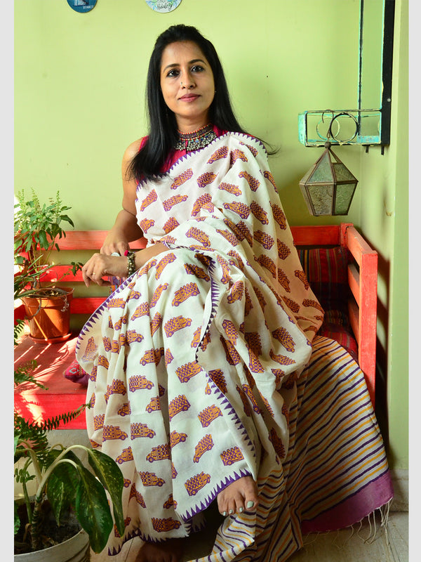 PRINT SAREE 05 (TRUCK)