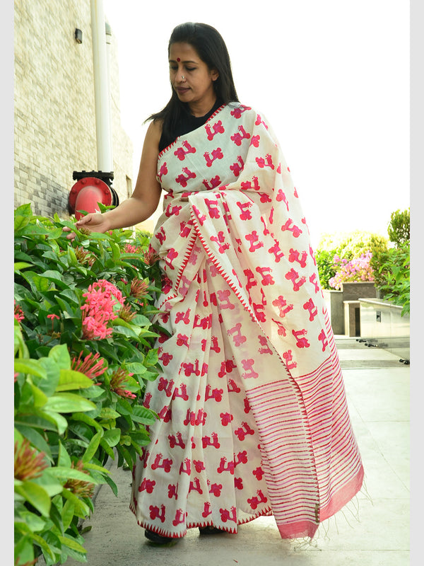 PRINT SAREE 03 (SCOOTER)