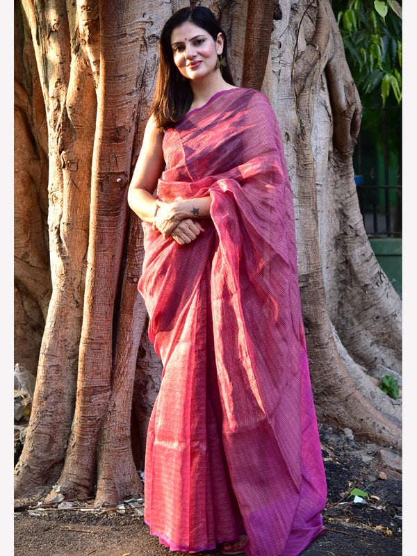 TISSUE PALASH SAREE