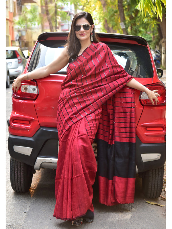 SILK POCKET H/H SAREE