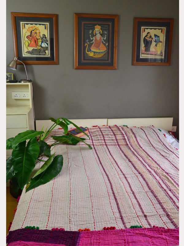 REVERSIBLE HANDMADE KANTHA 09