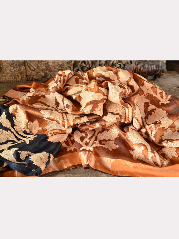 EMB SILK BLOUSE PIECE 02