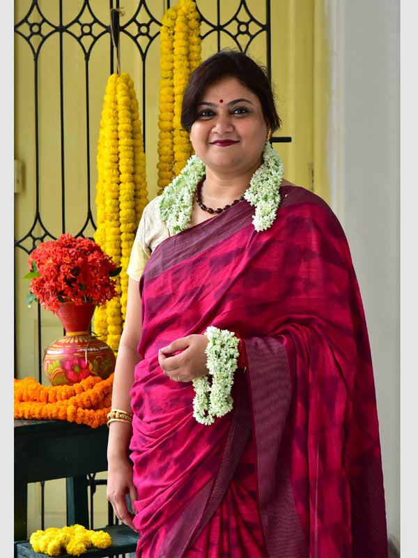 TISSUE BORDER SHIV SAREE
