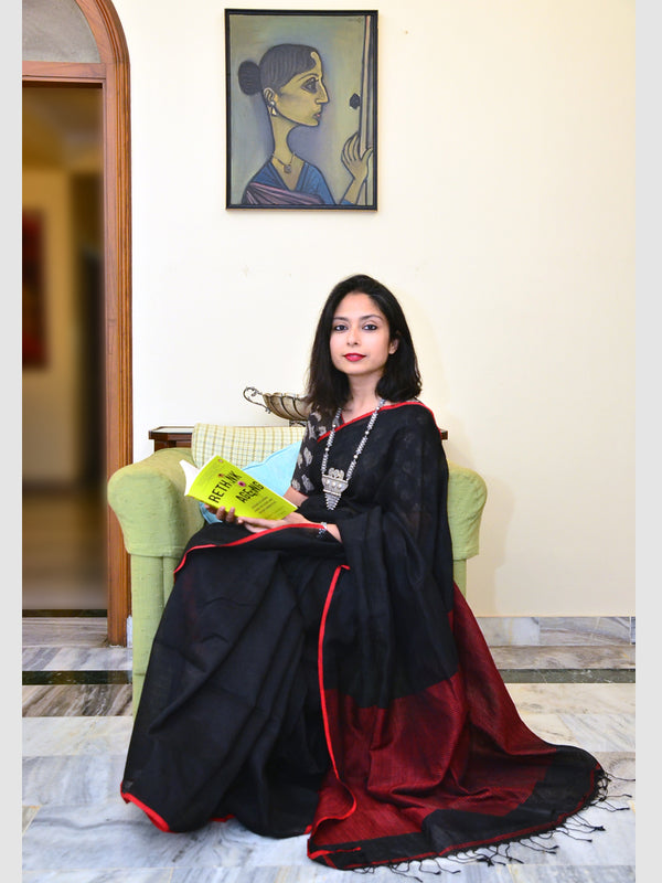 PALASH PLAIN SAREE 01