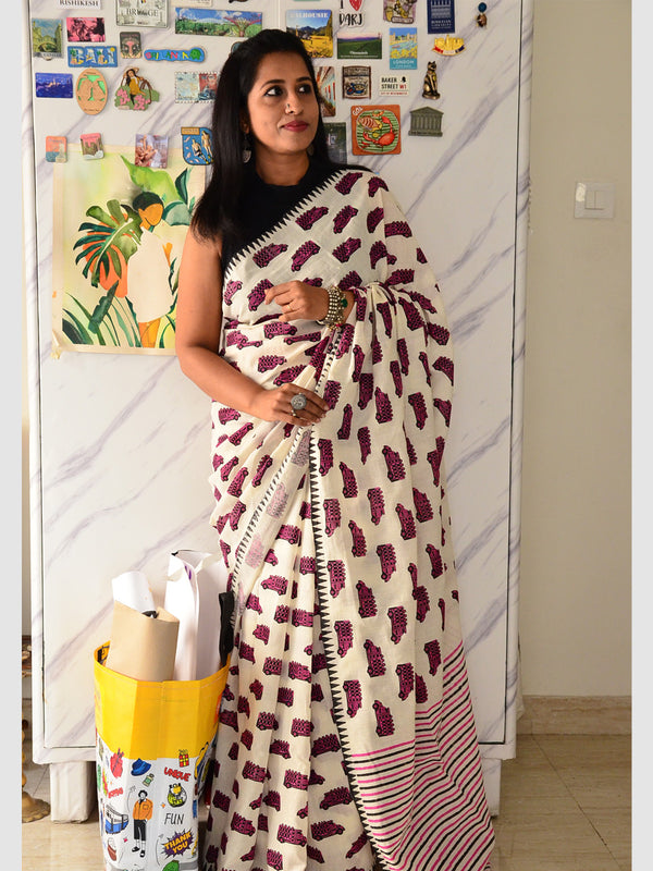 PRINT SAREE 06 (TRUCK)