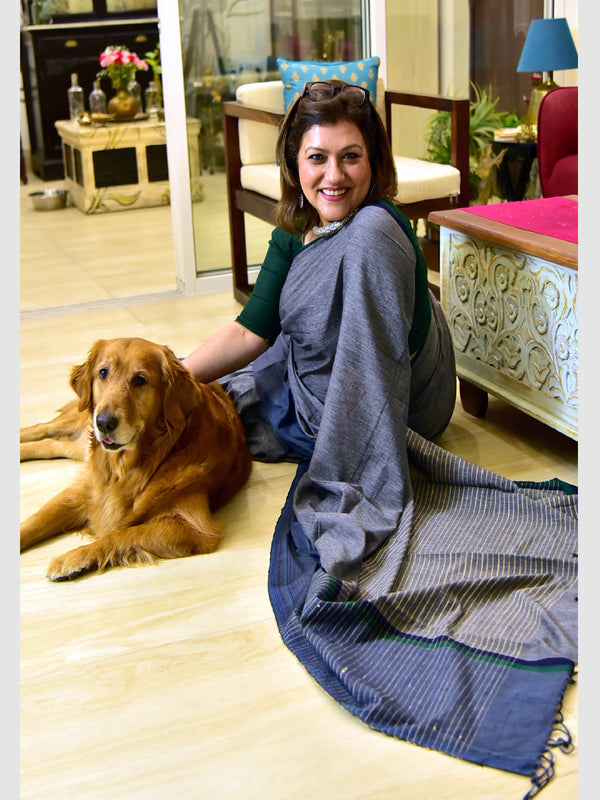 GHATA BORDER TWISTED SAREE 01