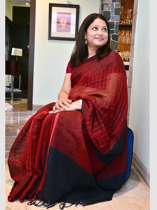 GLIT MOCK SEQUIN SAREE