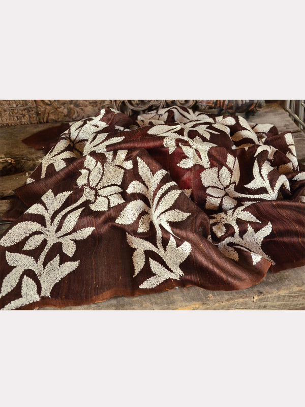 EMB SILK BLOUSE PIECE 08