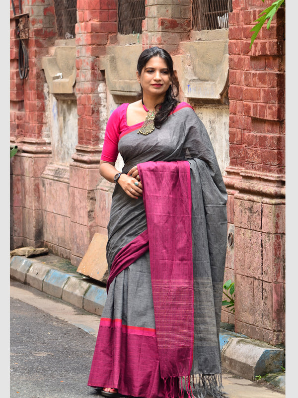 GHATA BORDER TWISTED SAREE