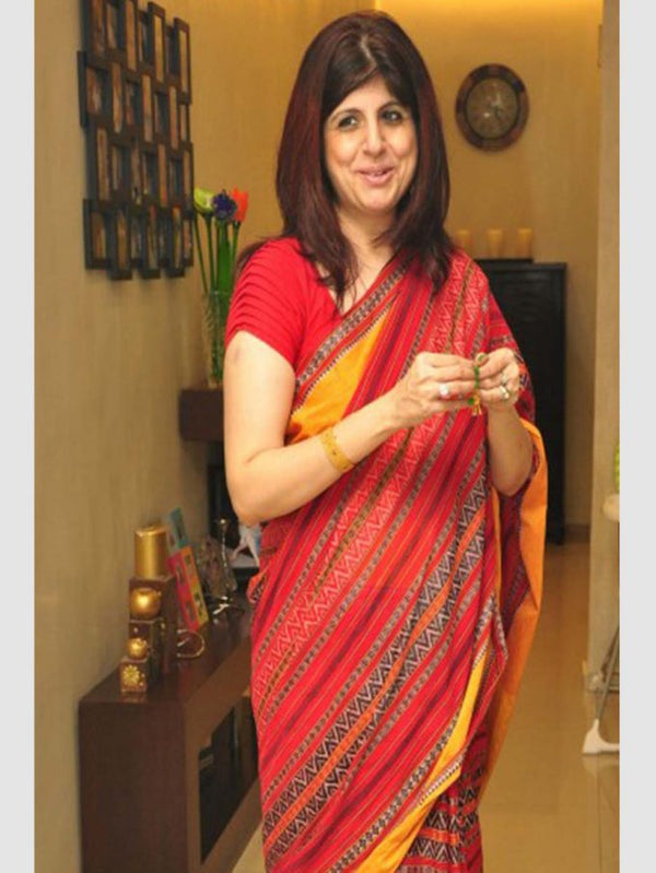 CARPET ALV SAREE (RED)