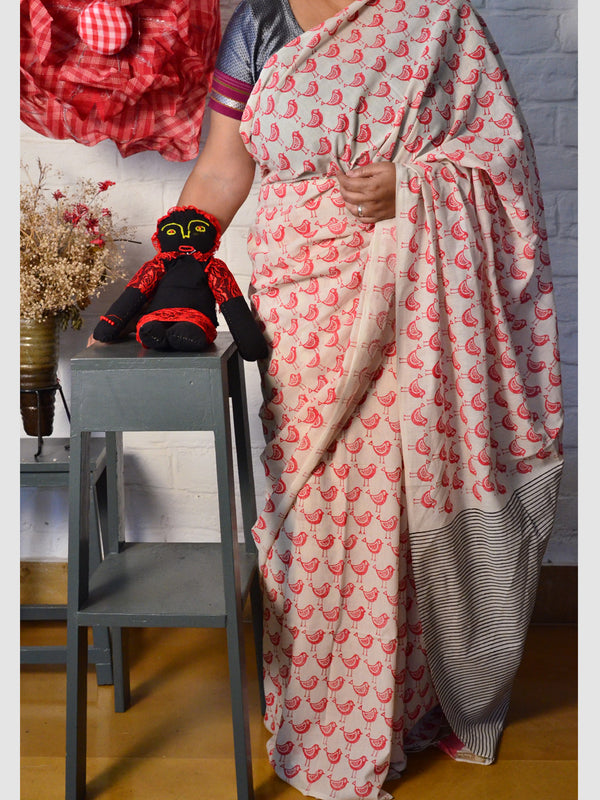 PRINT BANDHAN V SAREE (ANJALI) 01