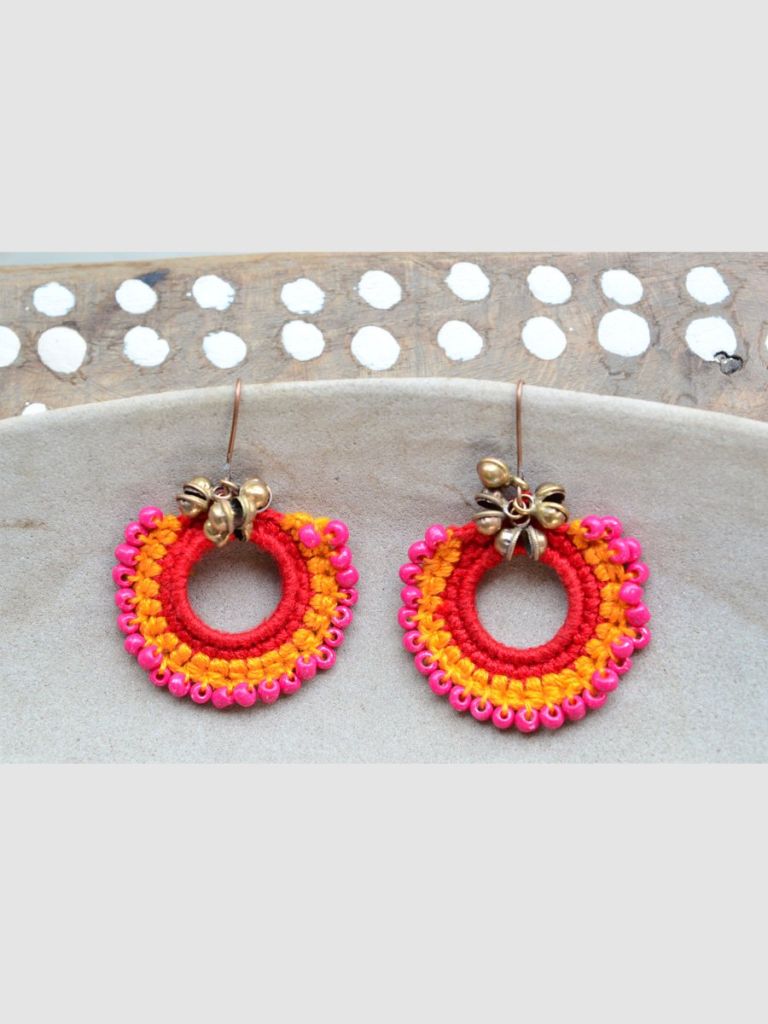 CROCHET EARRING 08