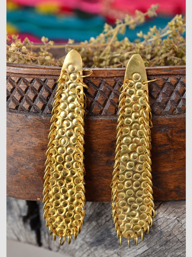 BR HAND BEATEN BRASS JEWLLERY 04