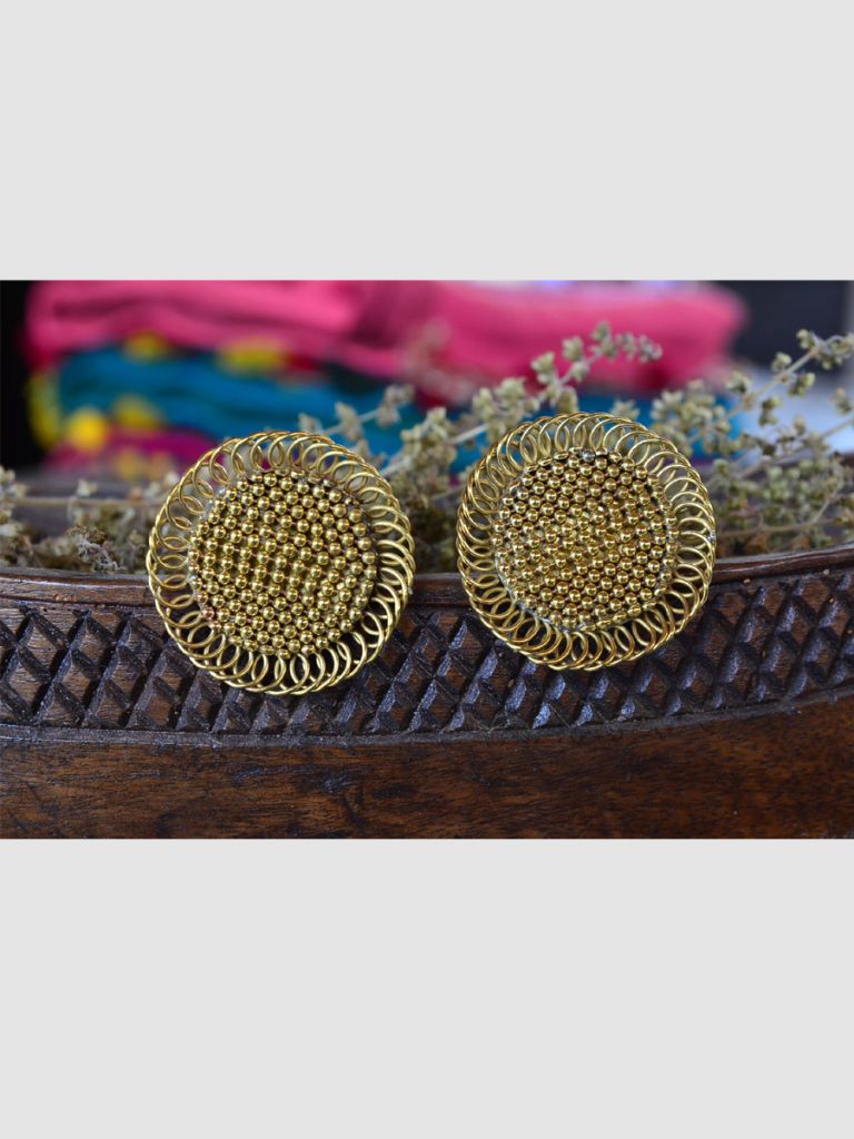 BR HAND BEATEN BRASS JEWLLERY 12