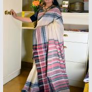 COTTON JORA KALKA SAREE