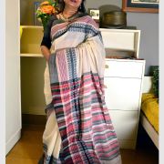 COTTON JORA KALKA SAREE