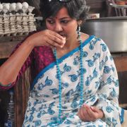 PRINT SAREE ( CYCLE RICKSHAWS )