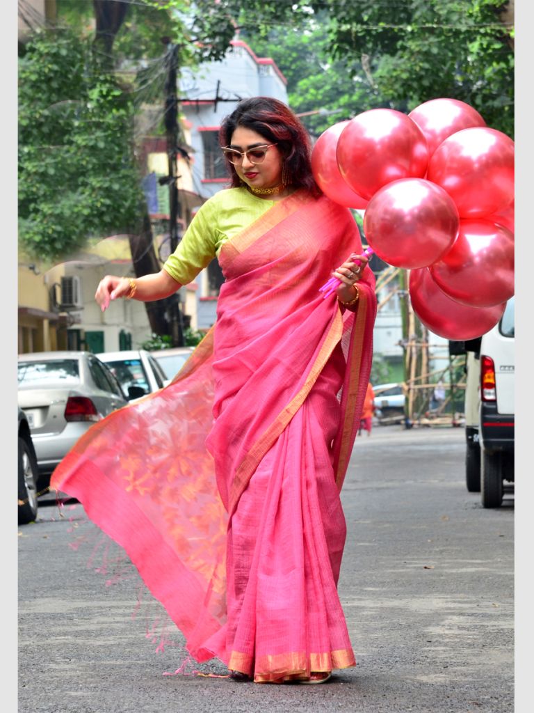 JHIRI JARI JAM4 SAREE