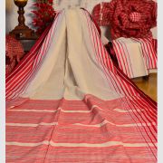 COTTON TERCHI TUSSAR BORDER SAREE